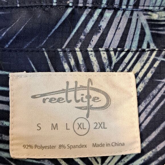 Reel Life Polo Button Down Shirt Comfort Performance Fishing Beach Ultra Soft XL - Picture 8 of 10